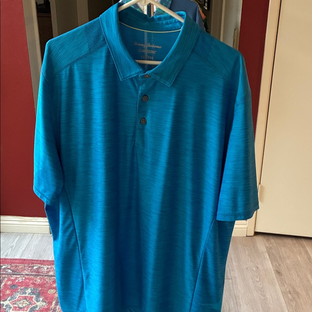 Tommy Bahama menswear royal blue golf shirt, XXL